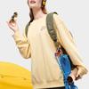 Fila Fusion Серия FOB Письмо Круглый вырез Свитшот Свободный Толстовка Унисекс толстовка Сырно-желтый T11U333206FYE