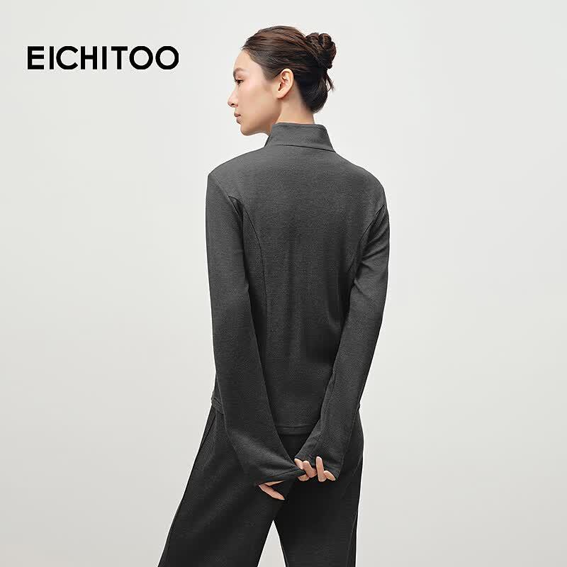 Женская короткая повседневная куртка EICHITOO приталенного кроя