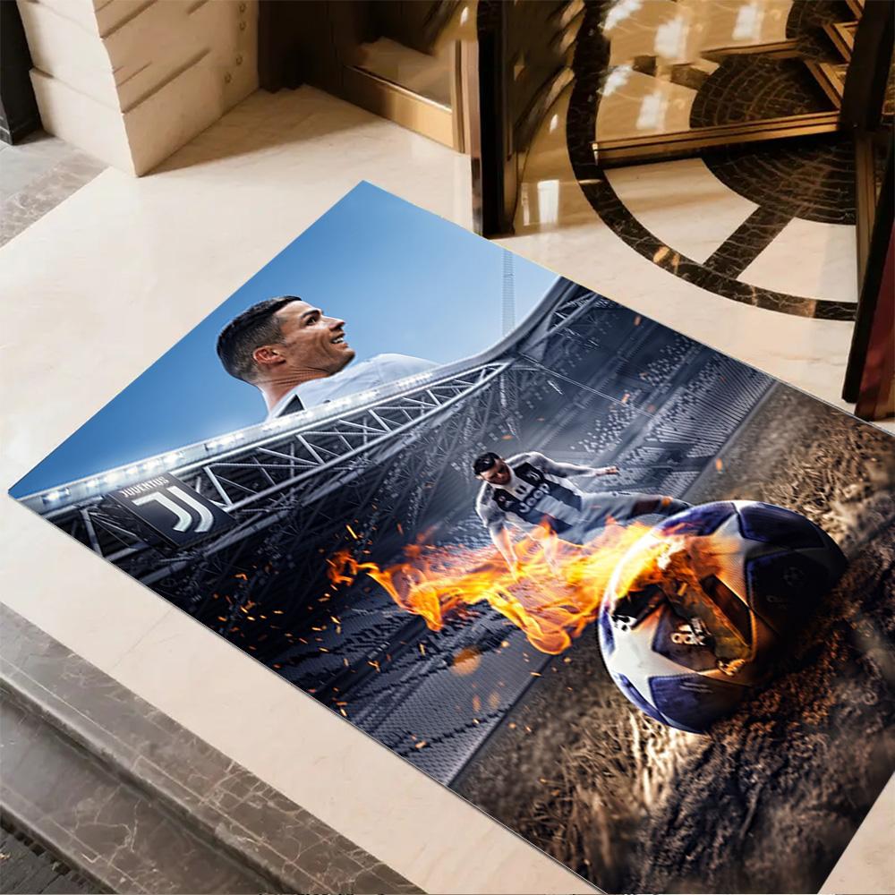 Cristiano Ronaldo Celebration Carpet Suitable for Kitchen Living Rooms Entryway Dining Room Antislip Carpet Office home decor
