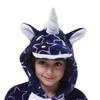 Piżama Onesie Kigurumi Kostium Gwiazdki Jednorożec  Dzieci 135 - 145Cm