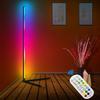 Угловой напольный светильник с регулируемой яркостью RGB Декоративный на пульте Дистанционного управления для спальни