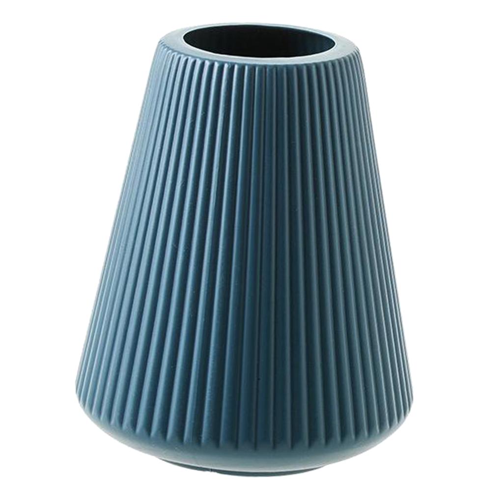 Flower Vase Decoration Plastic Pot Houswarming Gift White Style 1