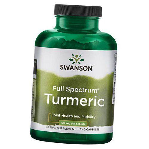 Экстракт куркумы, Turmeric, Swanson  30капс (71280015)