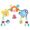 Crab&Shark Crib Hanging Bell Easy Fold Infant Grab Exercise Baby Interactive Toys  Bouncer