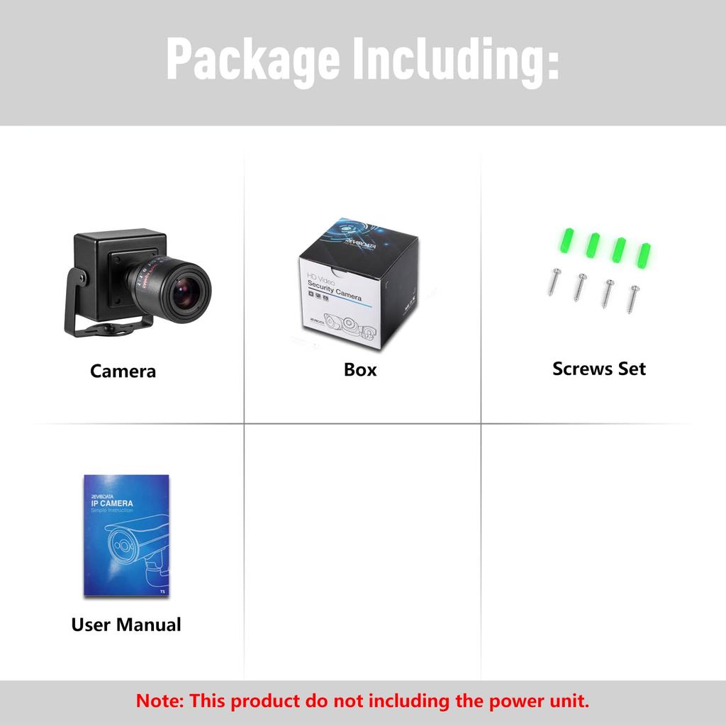 REVODATA 5-мегапиксельная POE IP мини-камера с ручным зумом, Ultra HD 2880x1620P, небольшая внутренняя камера видеонаблюдения с обнаружением движения, 6-22 мм камера H.265, ПК/телефон