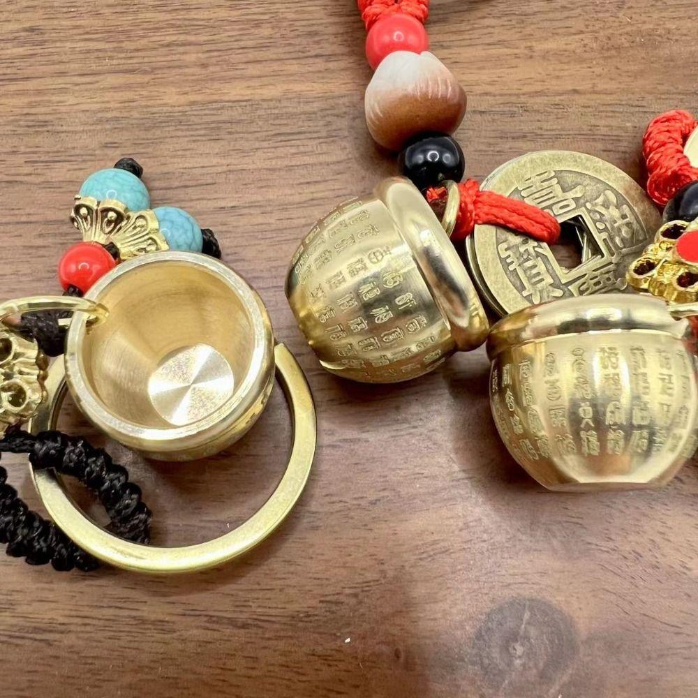 Small Brass Cornucopia Creative Treasure Bowl Small Ornament Baifu Rice Cylinder Attract Wealth