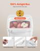 4.5Gal/20Lx2 Large Ingredient Storage Container Airtight Kitchen Flour Bin