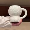 Керамическая кружка для щенка бишона, милая, креативная, забавная, для дома, для питья, офисная кофейная чашка, парная чашка