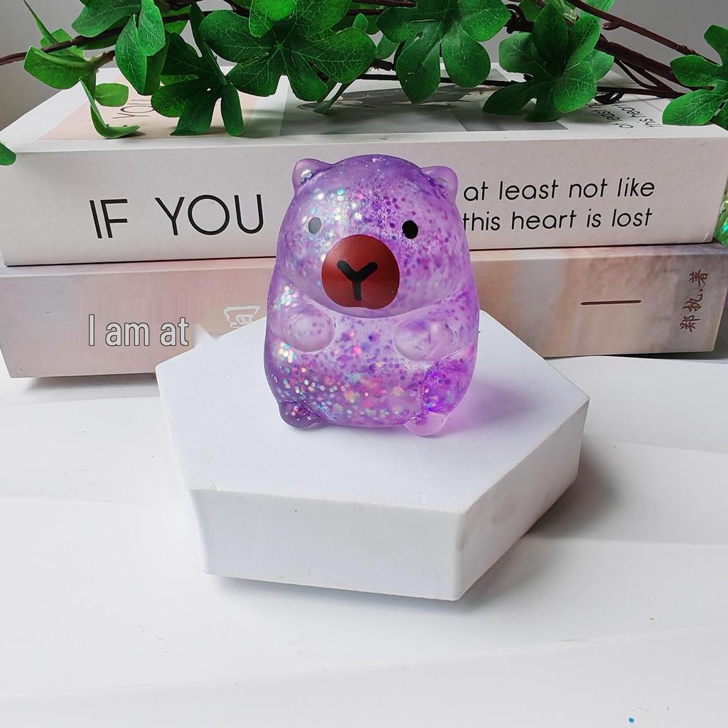 Игрушка-антистресс Aurora Malt Candy Bear, которую можно сжимать - Артефакт для снятия напряжения с медленным отскоком