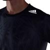 adidas Футболка HiiT Designed For Heat.Rdy Graphics HiiT Print с круглым вырезом и коротким рукавом, мужские топы, темно-серые, темно-синие, HC4265