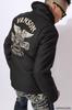 Eagle Emblem Deck Jacket Embroidery Military Black XL [Banson] N-1 NVJK-2210