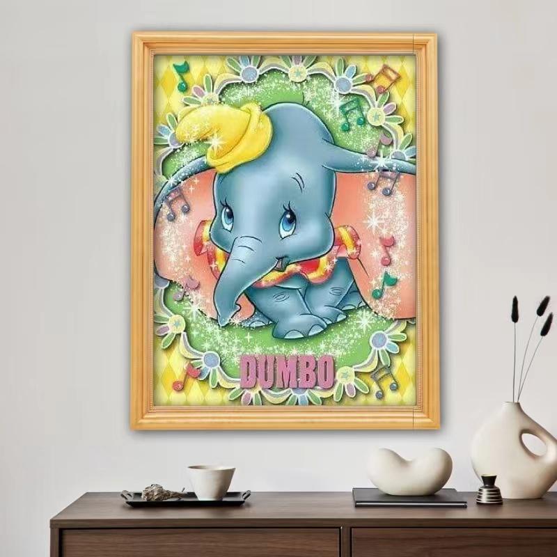 Diamond Painting New Collection 2024 Cartoon Mosaic Dumbo Embroidery Jewelry Cross Stitch Elephant Home Decor Gift Crafts