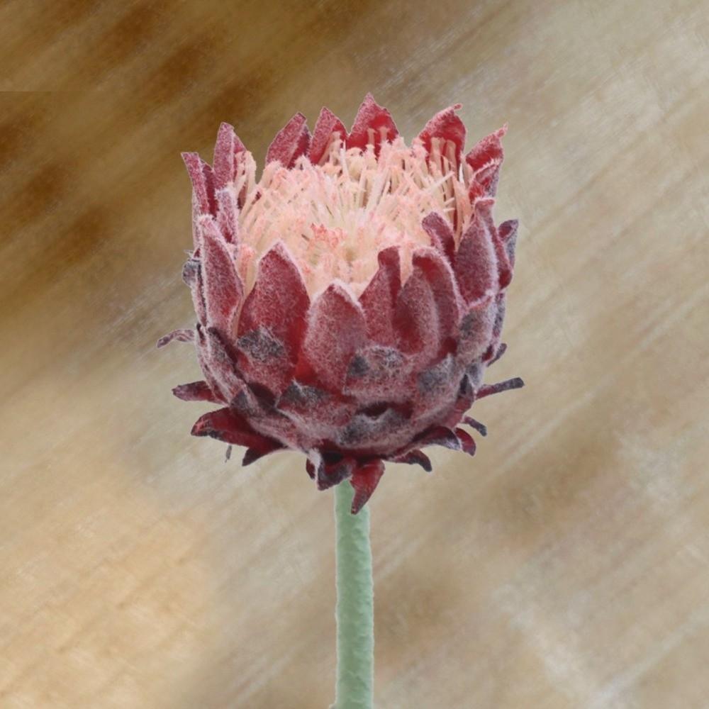 Multicolor Artificial Artichoke Flower Large Size Nordic Thistle Flower  Home Decoration