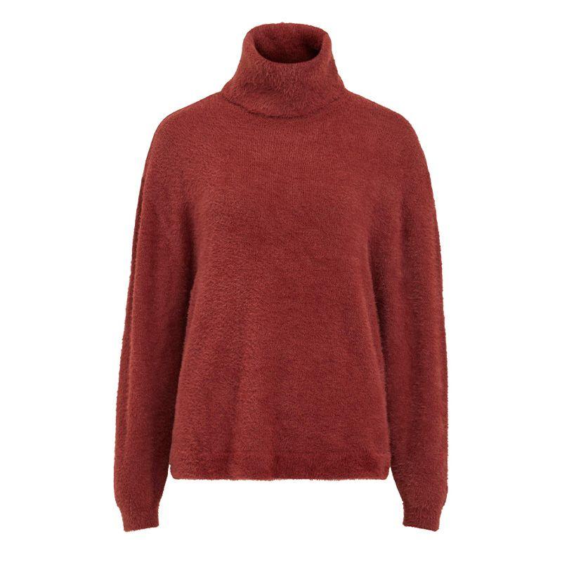 Женский свитер с высоким воротником из мягкого ворса VILA