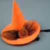 Halloween Dog Witch Hat Funny Witch Costume Party Headdress Pet Holiday Cosplay Headwear Halloween Costume Party Costume