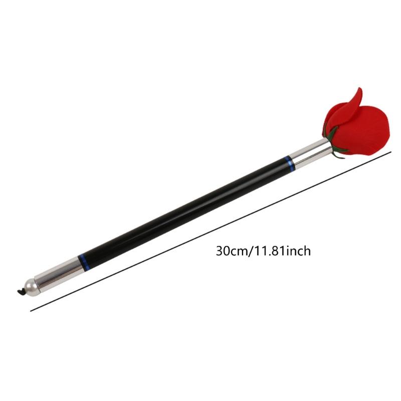 Роза Расцветающая Магия Трюк Палочка С Невидимым Цветком Для Начинающих Выступления Фокусника Крупный План Магия Трюк Реквизит