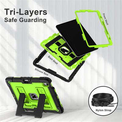 Чехол-подставка Armor для iPad Air 11 M2 M3 2025 2025 г. Тяжелый прочный защитный чехол с ремешком и слотом для ручки