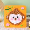1 комплект, набор для вышивки кукол с мультяшными животными, набор для шитья своими руками для начинающих детей и взрослых, набор для шитья из пряжи «Обезьяна, тигр, кошка, панда, лев, слон, олень, свинья, утка»