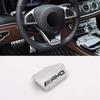 AMG Logo Twin Steering Wheel Emblem Compatible with Mercedes-Benz A B C E GLA
