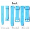 Водонепроницаемый силиконовый ремешок для часов Swatch, мягкий резиновый браслет, сменный ремешок для мужчин и женщин, 16/17/19/20 мм, аксессуары