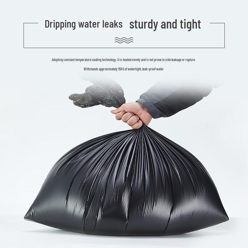 Homeglen Large Black Trash Bags