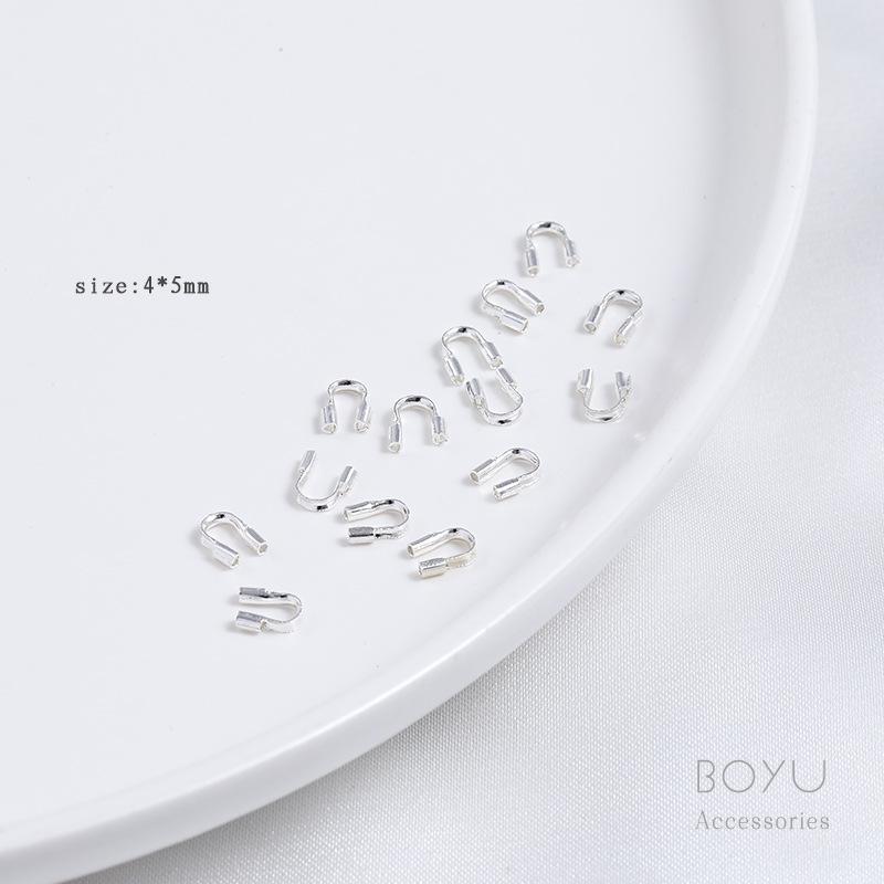 Застежка-зажим с позиционированием из 14-каратного золота для DIY жемчужного ожерелья - Защищающая цветная наконечник для бусин