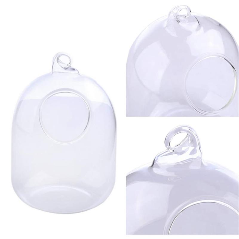 Подвесная прозрачная стеклянная ваза для аквариума, аквариума, аквариума, цветочного растения, вазы для цветов для украшения дома