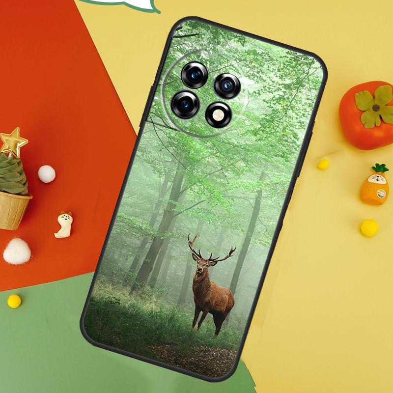 Задняя крышка с оленем для OnePlus 15 13R 13 13T 12 12R 11 10 10T 8T Nord CE 5 2 3 4 Lite N20 N30