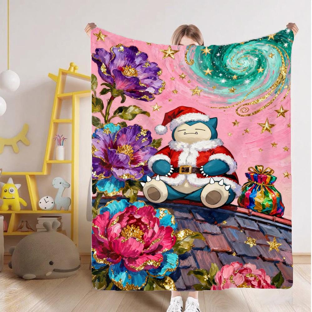 Дом и Декор Милые Модные Новые Пледы для Кроватей/дивана s-snorlax Плед для Кемпинга Рождественский Плед Лучшие Подарки