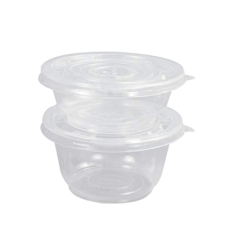 Thickened Disposable Round Plastic Takeaway Soup Bowl
