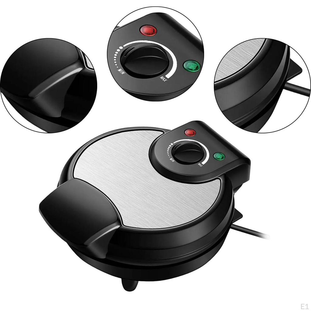 Мини-вафельница 1200 Вт для приготовления блинов с регулировкой температуры противня