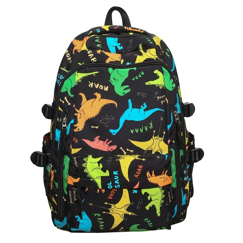 Рюкзак с принтом граффити большой емкости для школьников младших классов, школьная сумка для путешествий на открытом воздухе