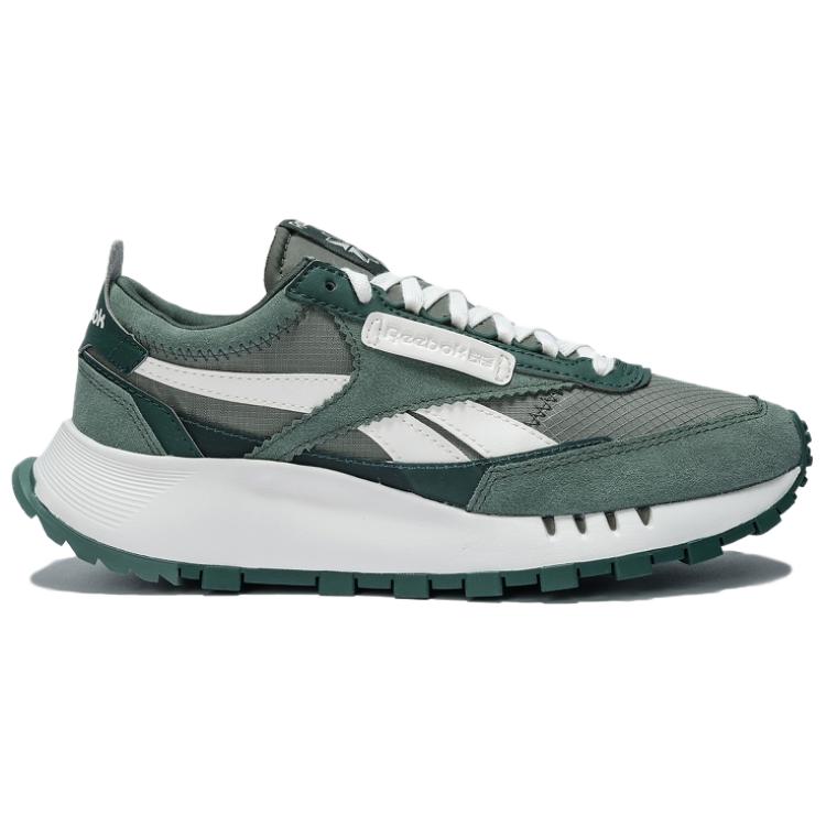 Reebok Cl Legacy W+ Retro Sports Comfortable Versatile Durable Breathable Low-Top Lifestyle Casual Shoes Unisex Sneaker Green 100222340