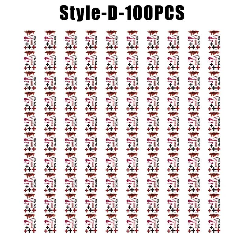 Хэллоуин Водонепроницаемые Временные Наклейки Татуировки Сексуальный Кровавый Макияж Зомби Шрам Татуировка Украшение Рана Ужас Кровь Наклейка