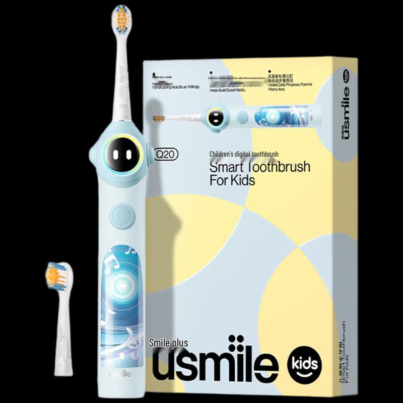 usmile Q20 Детская цифровая электрическая зубная щетка вилка CN (адаптер в комплекте)