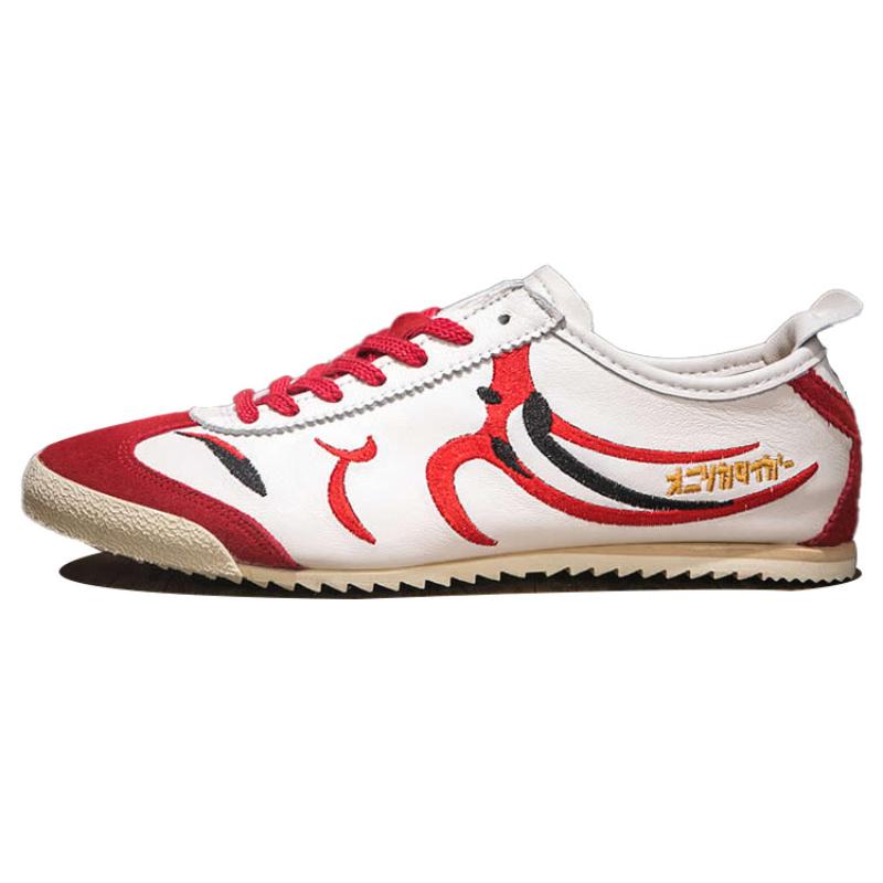 Onitsuka Tiger Mexico 66 Kabuki Nippon Made 'White Red' Sneakers TH6A4L-0123