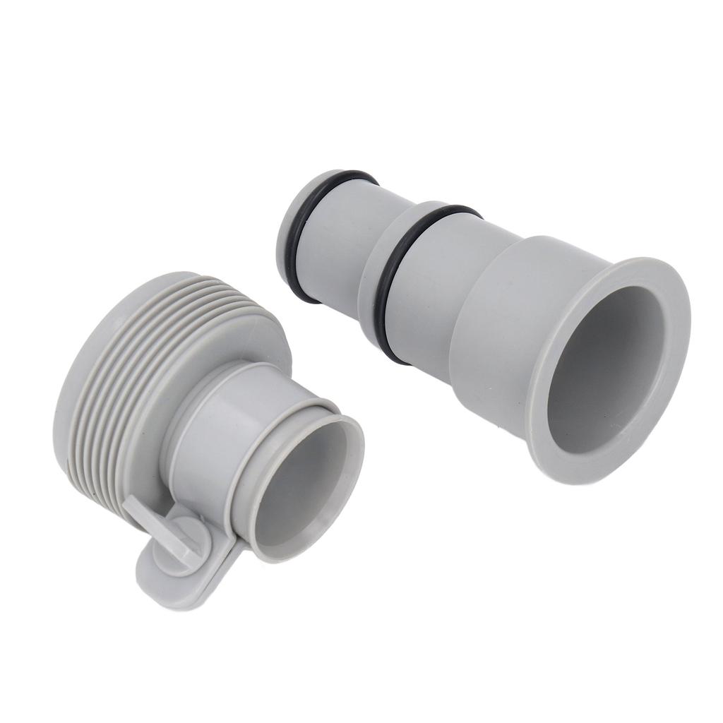 Набор из 4 шт. Адаптер для шланга бассейна Набор ПВХ Резьбовой Хомутный Тип Соединитель Шланга Насоса Бассейна Комплект для Замены