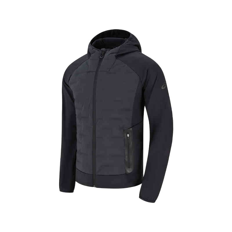 Asics Мужские пуховики Черный с капюшоном Умеренный пуховик 2011D203-001