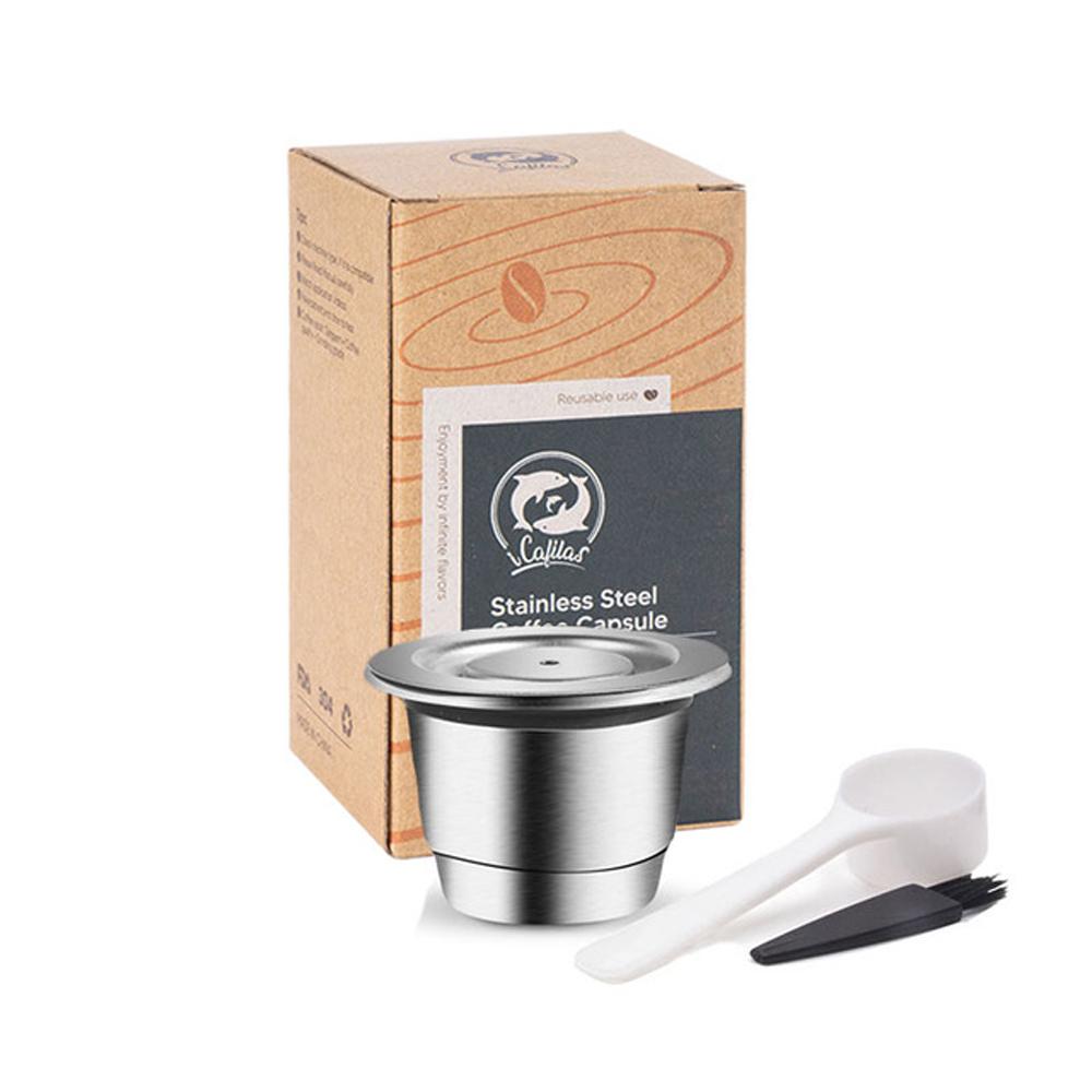 Капсула для Nespresso Многоразовая Нержавеющая сталь Многоразовая капсула Crema Многоразовый кофейный фильтр Nespresso Essenza Mini