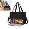 Insulated Lunch Bag For Women Lightweight Thermal Reusable Lunch Bag With Multiple Pockets Waterproof Office Commuters Essential