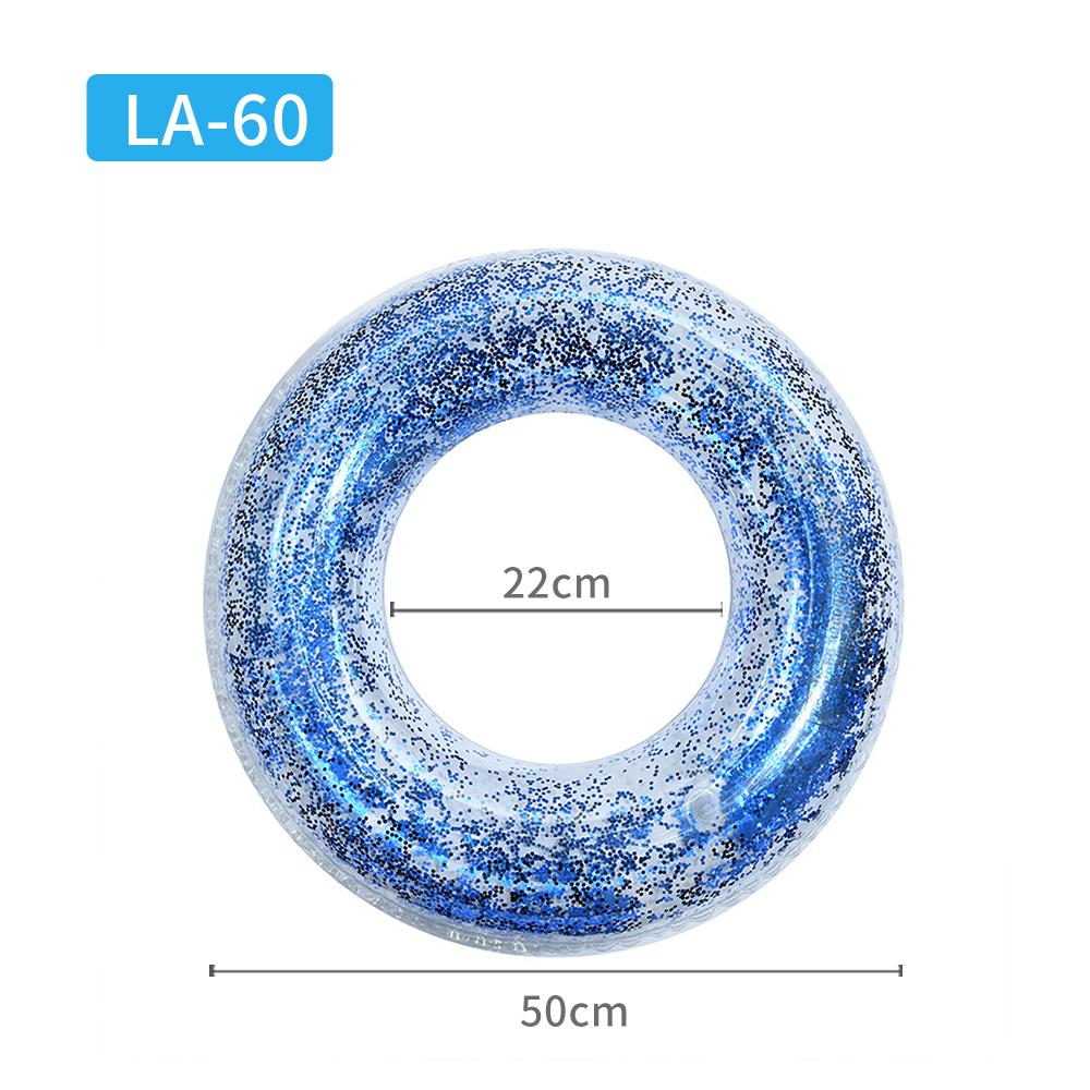 Прозрачный блестящий бассейн, кольцо для плавания, надувная трубка для взрослых и детей, гигантский поплавок для мальчиков и девочек, водная забавная игрушка, круги для плавания