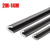 2M14M V Shape Adhesive Weather Stripping Door Frame Seal PU Foam Window Insulation Anti Collision Soundproof Tool Brown