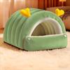 Portable Enclosed Cat Bed Mat Warm Soft Pet House Kennel Comfortable Small Pet Bed  Puppy