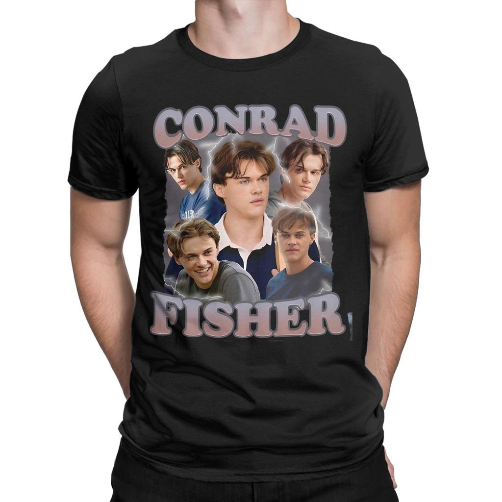 Conrad Fisher Bootleg T Shirt The Summer I Turned Pretty T-Shirts Short Sleeve Tshirt Beach 100% Cotton O Neck Oversized Tees