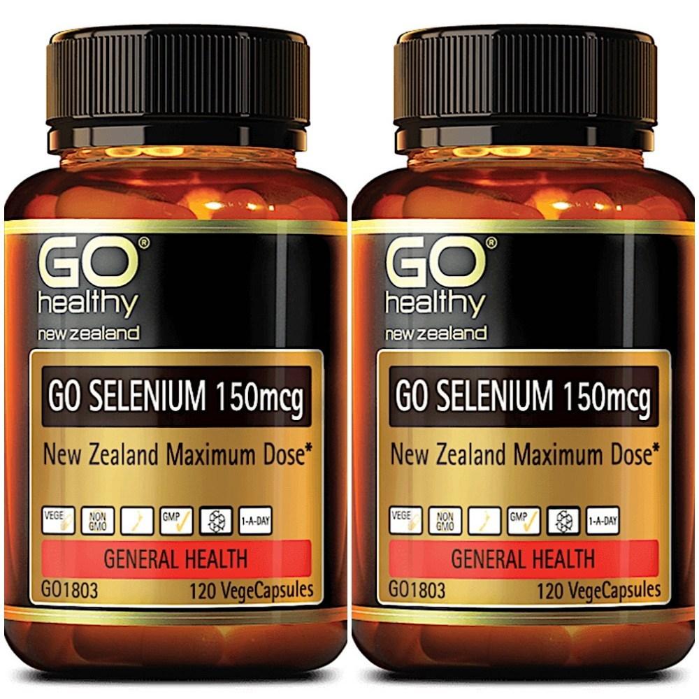 HEALTHY New Zealand Go Healthy Selenium GO 150MCG 2 pcs 120 Tablets