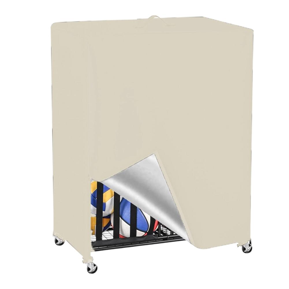 1 шт. Чехол для стойки для баскетбольных мячей 97*46*115см Ткань Оксфорд 420D Чехол-органайзер для спортивного инвентаря для гаража для хранения мячей Чехлы Запчасти