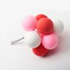 8Pcs Ball Bundle Colorful Clay Cake Topper Hat Creative Cupcake Card Flag Birthday Party Baby Shower Dessert Decoration