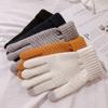 1Pair Women Touch Screen Winter Gloves Autumn Winter Warm Thick Skiing Gloves