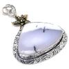 Натуральный дендритный опал, двухцветный кулон из стерлингового серебра 925 пробы, размер 2,17 дюйма, u6z71