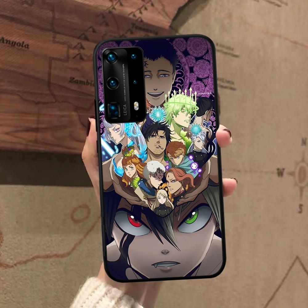 Black Clover Phone Case For Huawei P 8 9 10 20 30 40 50 Pro Lite Psmart Honor 10 Lite 70 Mate 20lite